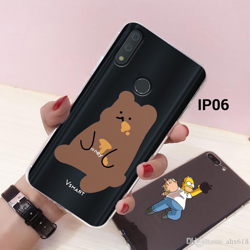 Ốp lưng VSmart Joy 3 - Joy 4 - Live 4 - Star 3 - Star 4 - Star 5 dẻo trong in hình hoạt hình