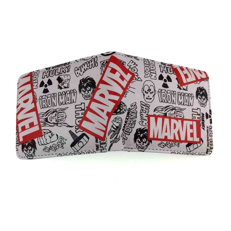 Ví bằng da PU phong cách siêu anh hùng Marvel cá tính