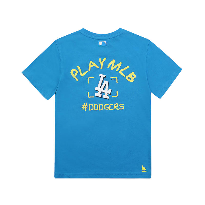 Mlb Áo Thun Thể Thao Tay Ngắn Vải cotton In Họa Tiết graffiti Thời Trang Cho Bé