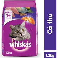 Thức ăn mèo Whiskas vị cá thu túi 1.2kg