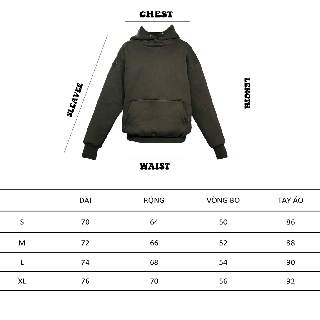 Áo HOODIE ARMEO MÀU XÁM ĐEN, Nỉ bông dày dặn, form ovesized basic // ARMEO STORE