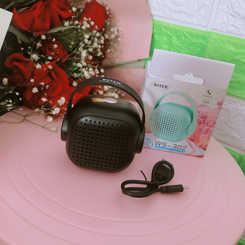 LOA BLUETOOTH WSTER WS 302 ÂM THANH CỰC HAY - AT