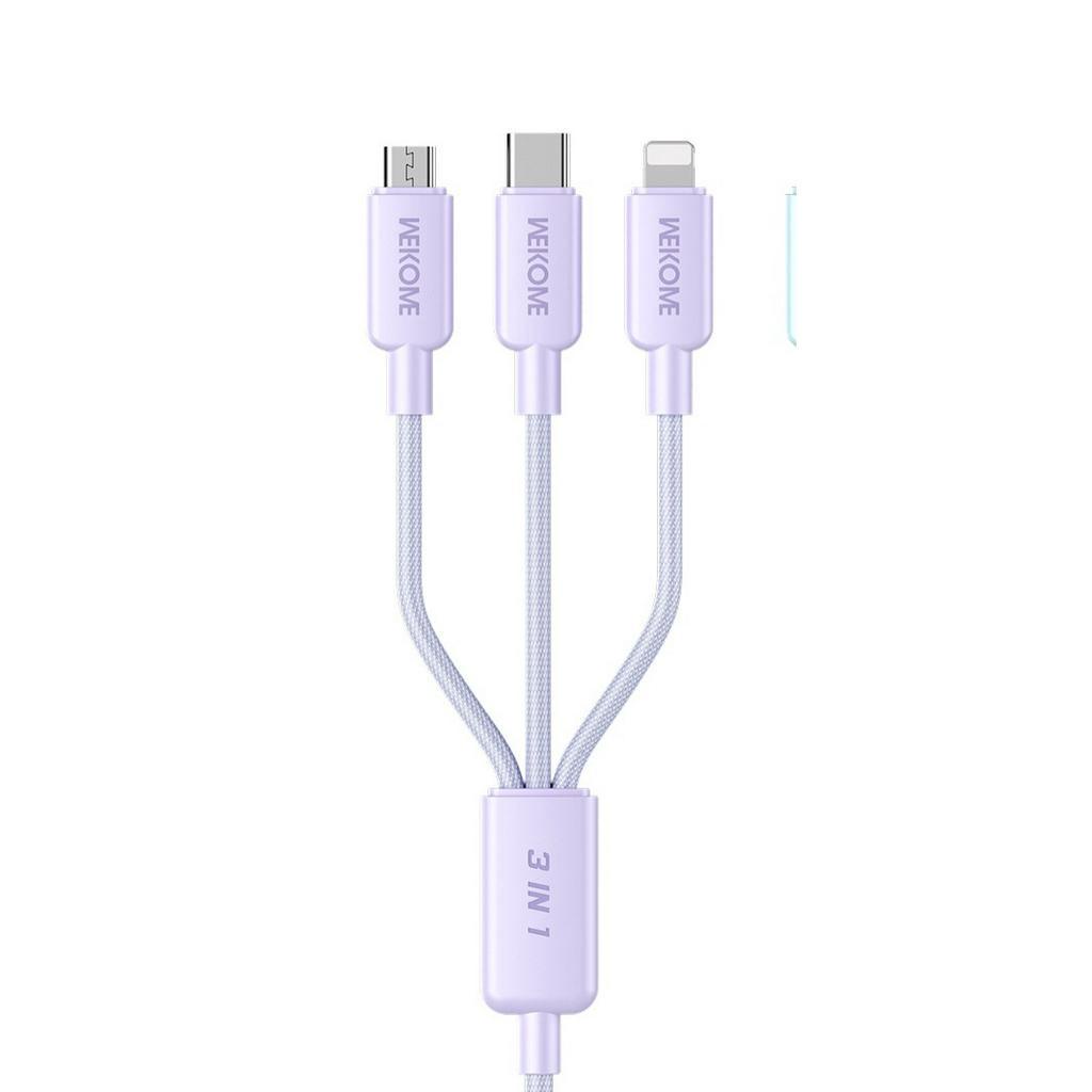 Bộ Sạc WK WDC-04 3 TRONG 1 dành cho iphone và android type C / MICRO PKTC