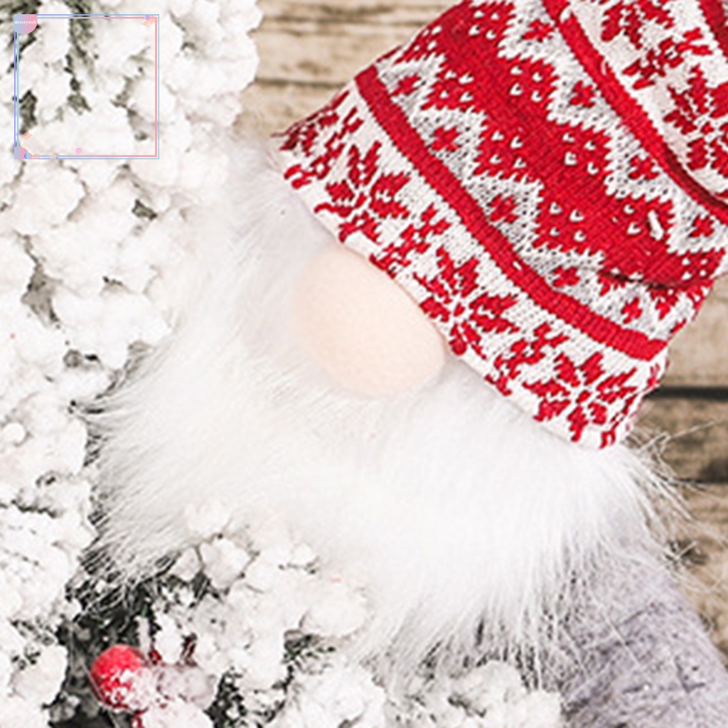 (DOV) Búp Bê Trang Trí Cây Thông Noel Không Mặt Dễ Chăm Sóc