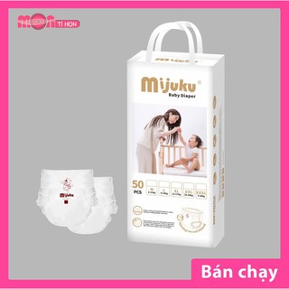 [Bebu123] Combo 50 Tã quần bỉm quần Mijuku công nghệ Nhật Bản - Hàng công ty 1 bịch 50 miếng (Size: M, L, XL, XXL, XXXL)