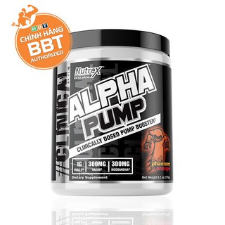 Alpha pump hỗ trợ pump cơ hiệu quả kết hợp pre-workout