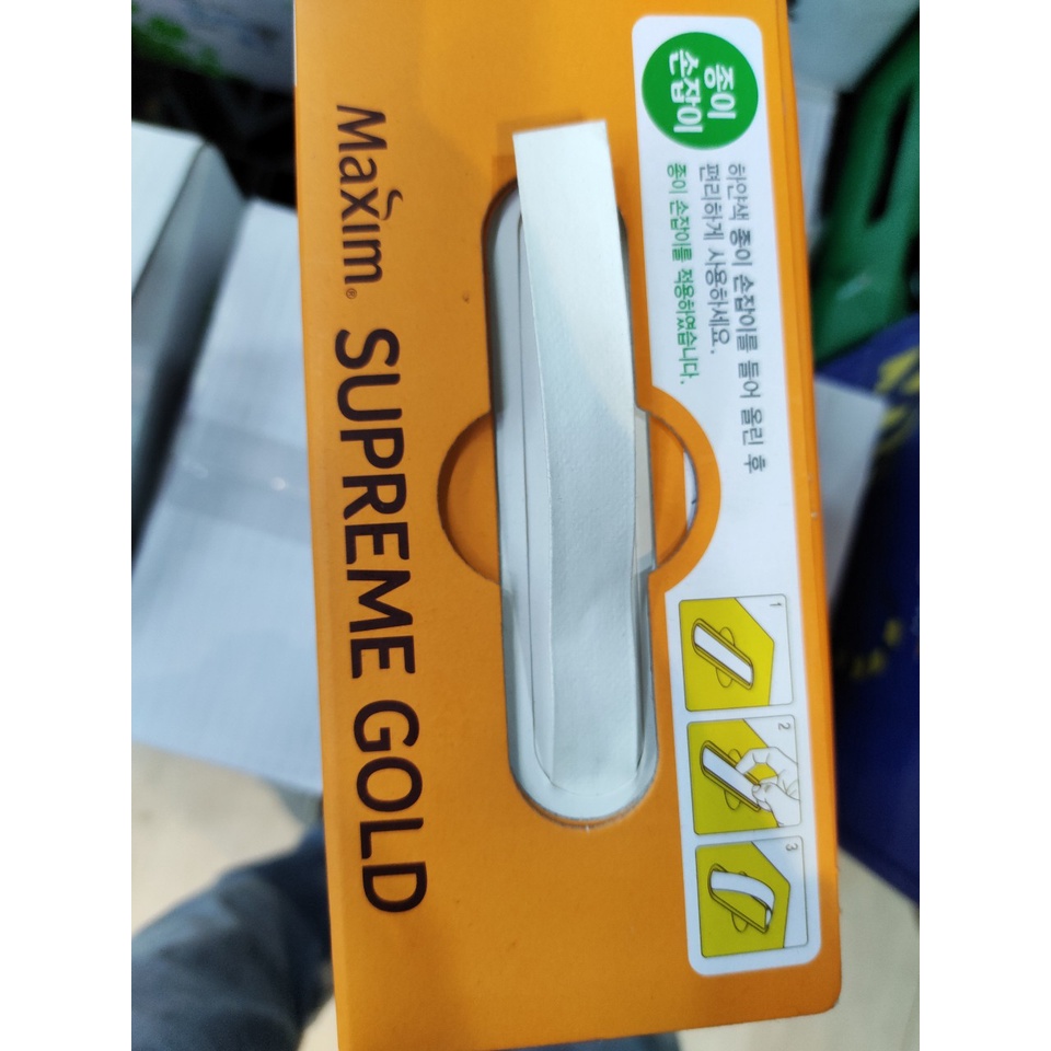 Cà phê maxim supreme gold hàn quốc hộp 100 gói - 슈프림 골드