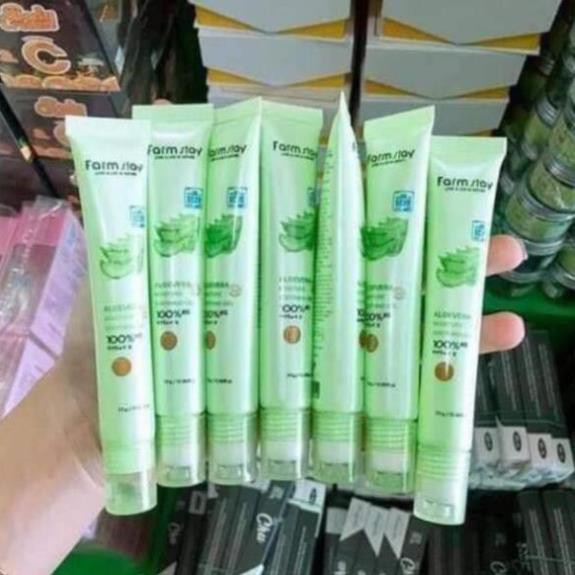 Combo 2 Lăn Mắt Nha Đam Farm Stay Giảm Thâm Quầng Bọng Mắt + Tặng 1 Nạ Mắt Collagen ✅FLASH SALE✅