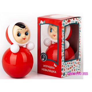 Búp bê lật đật số 3 mẫu đỏ truyền thống của Nga