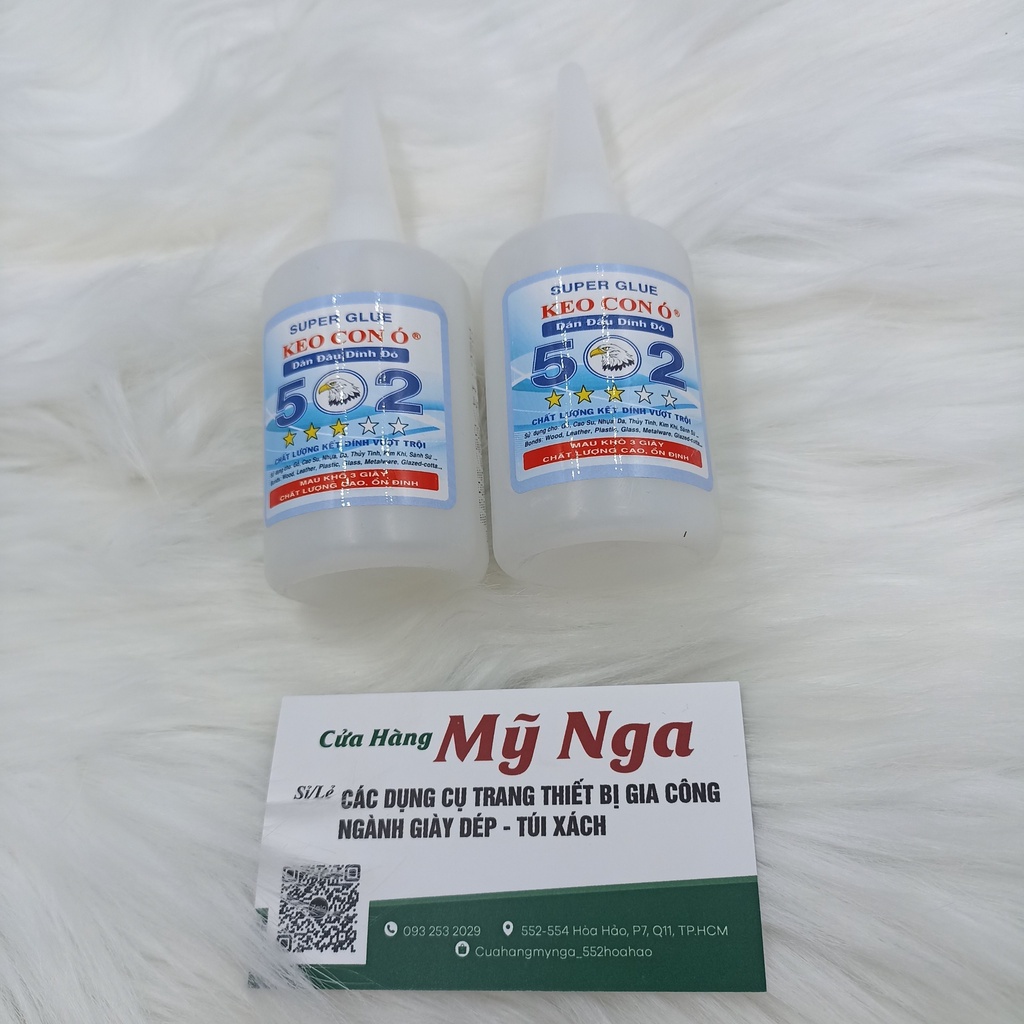 Keo 502, Keo Asia Con Ó 3 sao dán siêu dính 16gr
