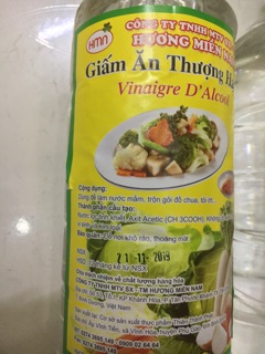 Giấm cốt làm dưa chua