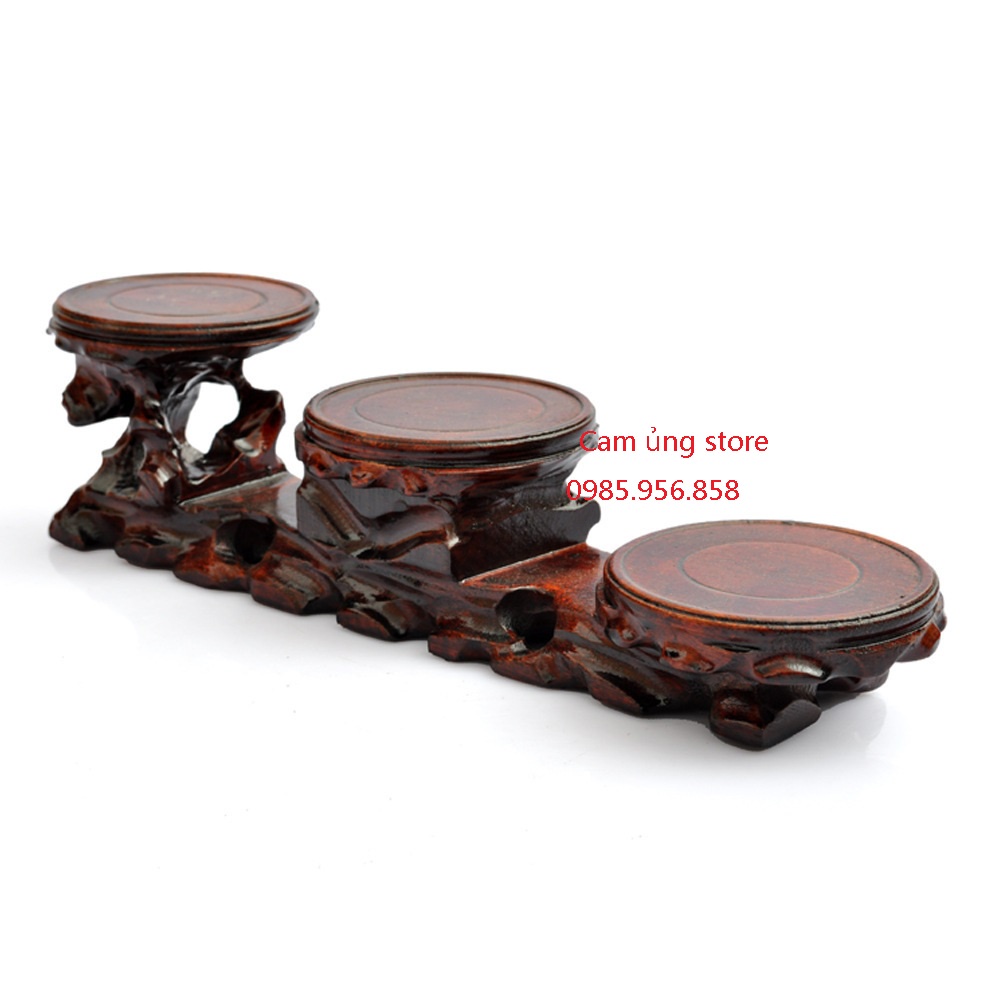Kệ gỗ đặt tượng- Đôn kệ tượng 2 tầng 3 tầng- Kệ đặt tượng trang trí decor