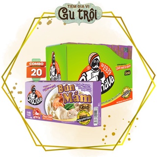 Combo 20 Hộp Viên Gia Vị BÚN MẮM Gold Ông Chà Và 126g