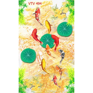 Mẫu tranh cá chép