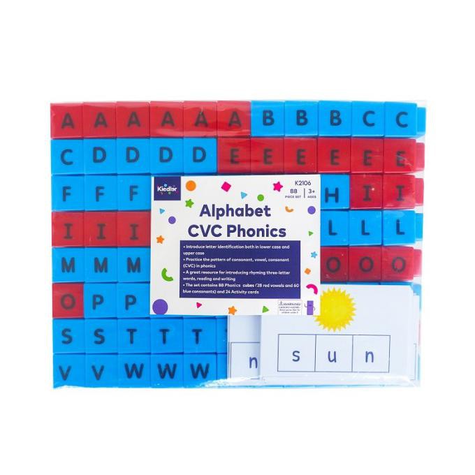 Hàng Có Sẵn! Bảng Chữ Cái Alphabet Cvc Phonics Abc