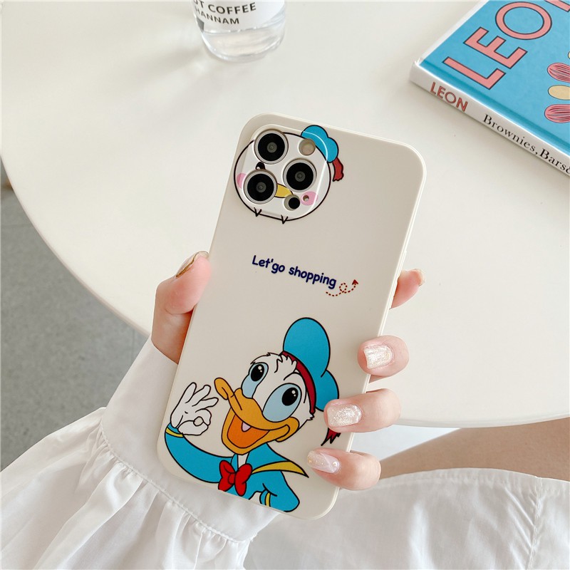 IPhone 11 Pro Max / iPhone12 / iPhone X / iPhone 7 Plus Mobile Phone Case / iPhone 8 / iPhone 6 / iPhone 11 Rubik's Cube Donald Duck Lens Shatter Resistant TPU Soft Case