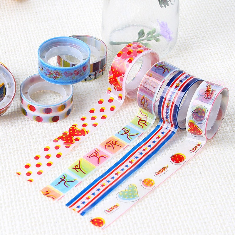 Cuộn băng dính washi Lyanwn chuyên dụng cho trang trí scrapbook