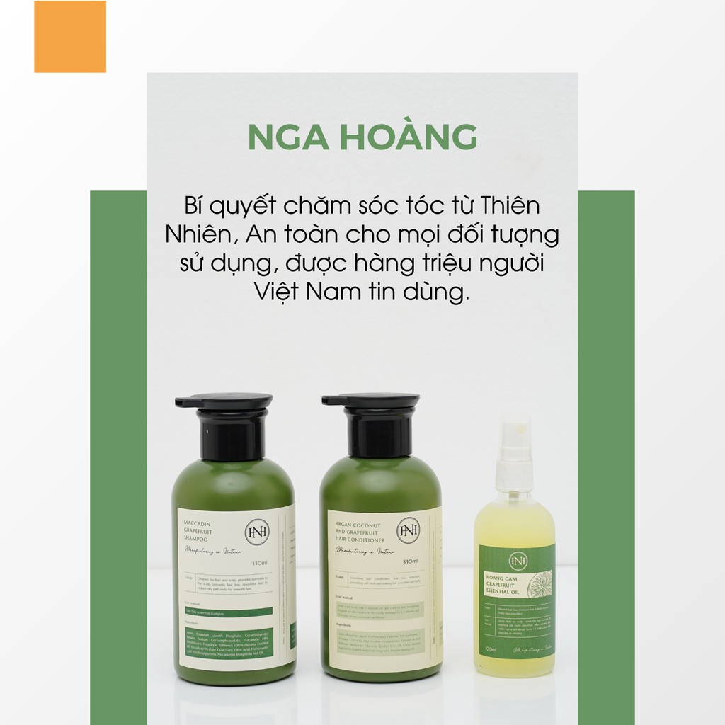Combo Dầu gội - Xịt dầu bưởi Maccadin Nga Hoàng | BigBuy360 - bigbuy360.vn