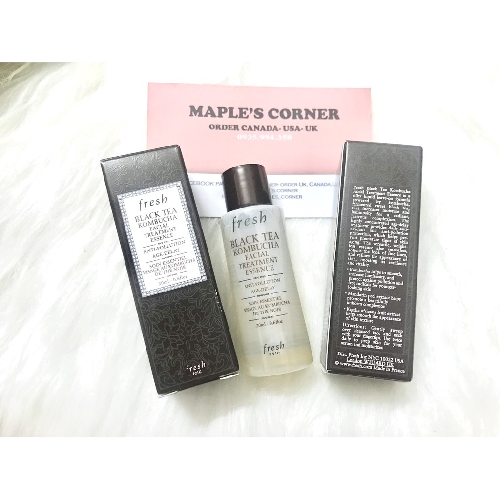 Nước thần Fresh Black Tea Kombucha Facial Treatment Essence
