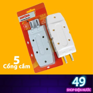 Phích cắm điện thông minh 1 chia 5 SOPOKA
