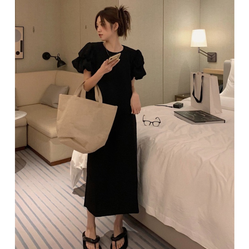 Đầm Maxi Tay Ngắn Thời Trang Mùa Hè Dễ Phối Đồ Cho Nữ