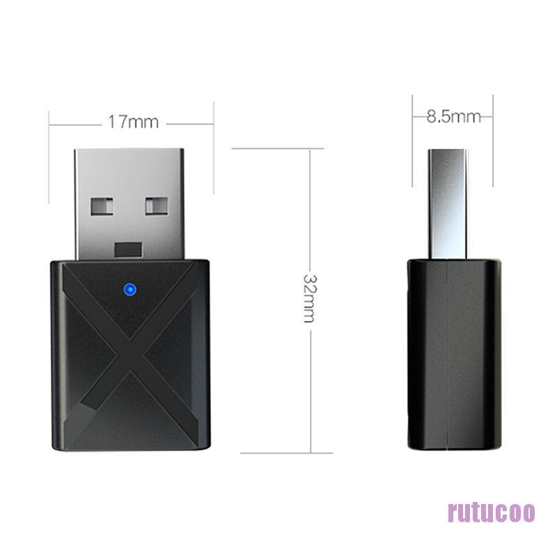 Thiết Bị Thu Phát Âm Thanh Bluetooth Không Dây 2 Trong 1 Usb 5.0 Cho Xe Hơi