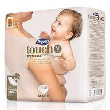 Tã dán trẻ em Drypers Touch M 64 miếng (6 - 11kg)