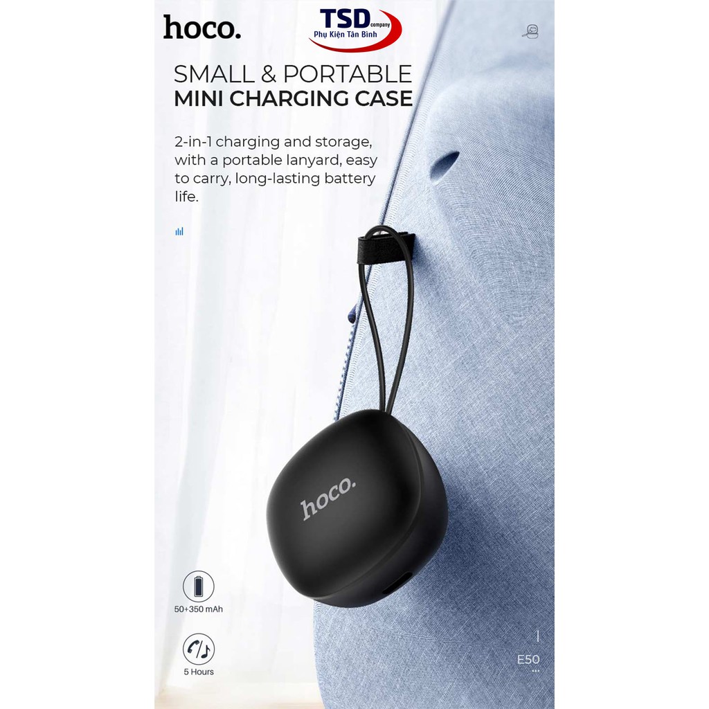 Tai nghe Bluetooth Mini Hoco E50 Chính Hãng Cảm Ứng Chạm