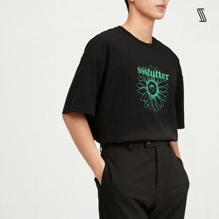 Áo thun tay lỡ nam SSSTUTTER hình in hoa hướng dương SUNFLOWER BIG TEE