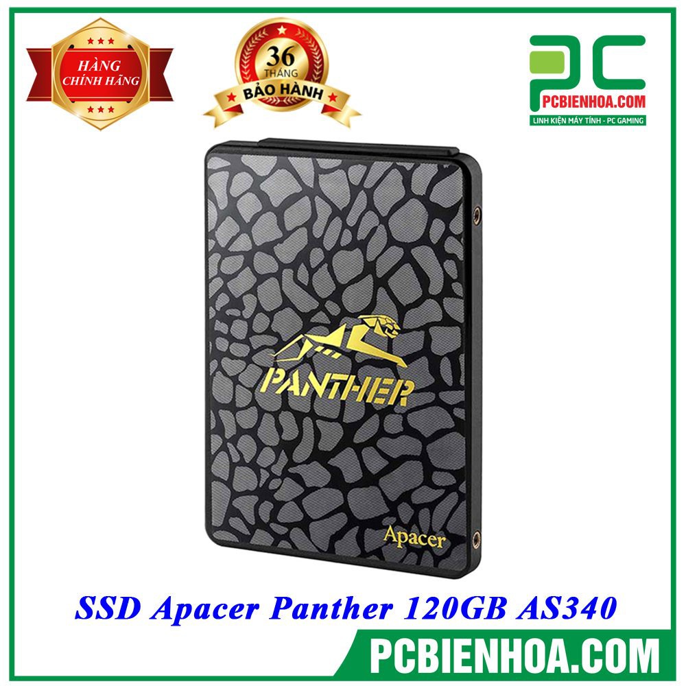 SSD Apacer Panther 120GB AS340 ( Đọc 505 / Ghi 410 MB/s)