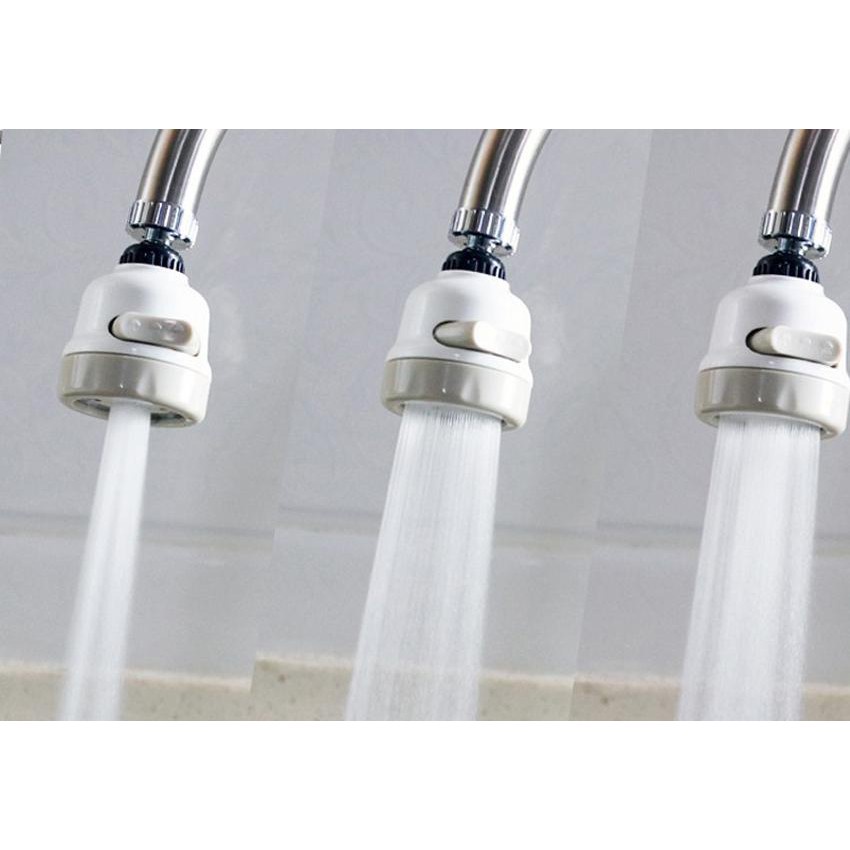Đầu vòi tăng áp nối vòi rửa chén xoay 360 độ DTA13