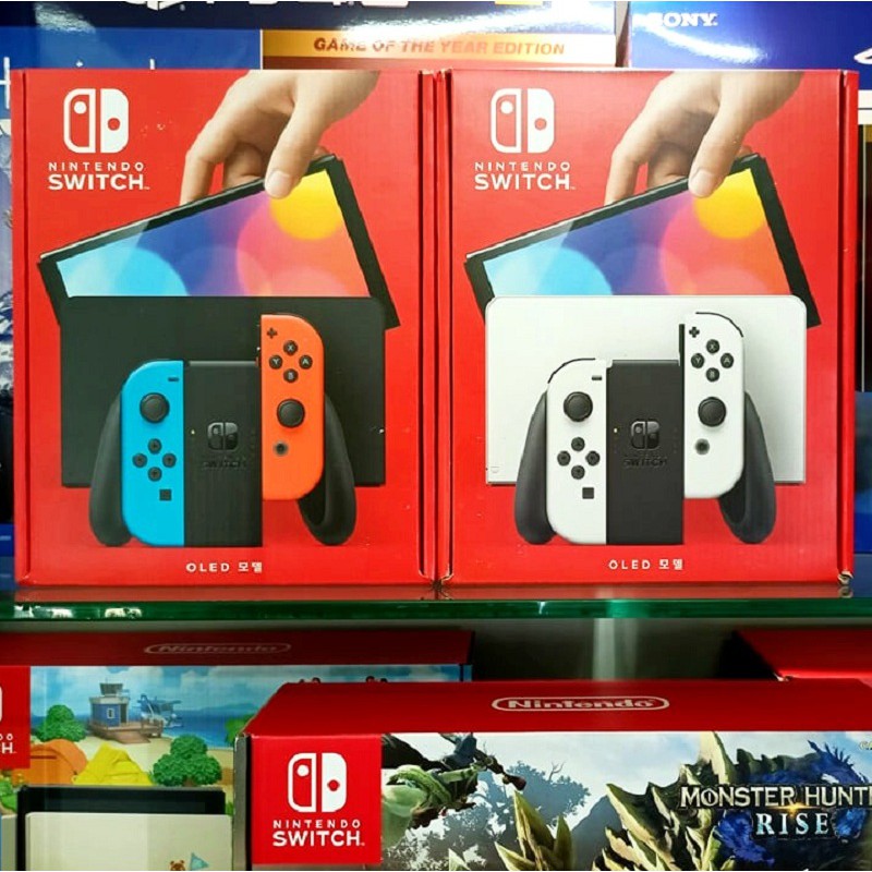 Máy trò chơi Nintendo Switch OLED model white set
