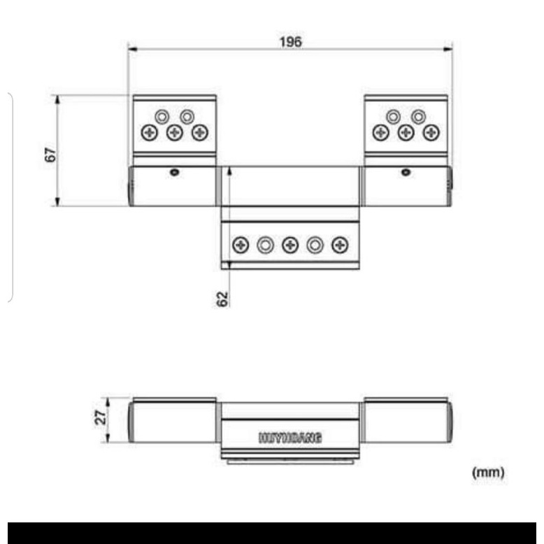 Bản lề 4D huy hoàng  cửa đi nhôm xingfa cao cấp