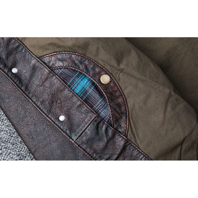 ÁO DA THẬT NAM 100%.