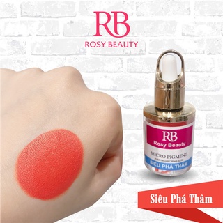 Mực phun xăm Rosy cao cấp mực nhanh bám bong đậm bóng dưỡng 10ml