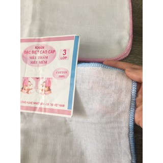 Khăn sữa 3 lớp Kiba ( khăn xô )