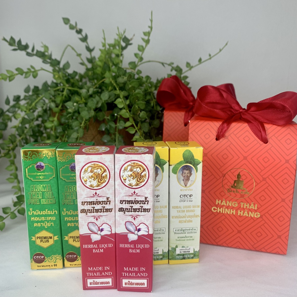 Combo Quà tết Dầu thảo dược Thái Lan 6 chai