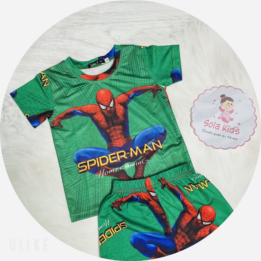 Bộ thun lạnh siêu nhân xanh