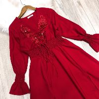 Đầm maxi đỏ