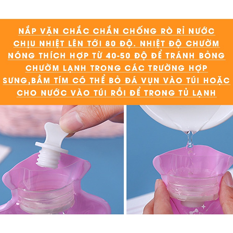 Túi Chườm Nóng Lạnh Cầm Tay Đa Năng Tiện Lợi Hình Dễ Thương - Túi Sưởi Mini