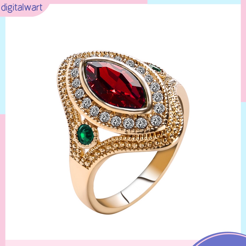 Nhẫn đính đá thời trang kiểu dáng vintage cho nữ