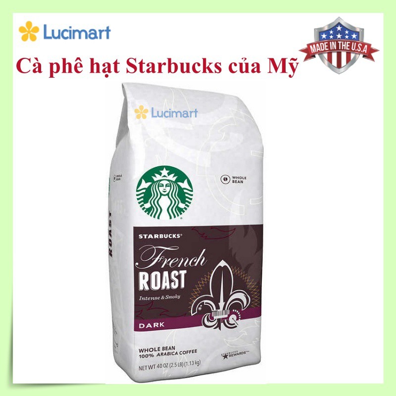 Cà phê nguyên hạt Starbucks 100% Arabica coffee Made in USA