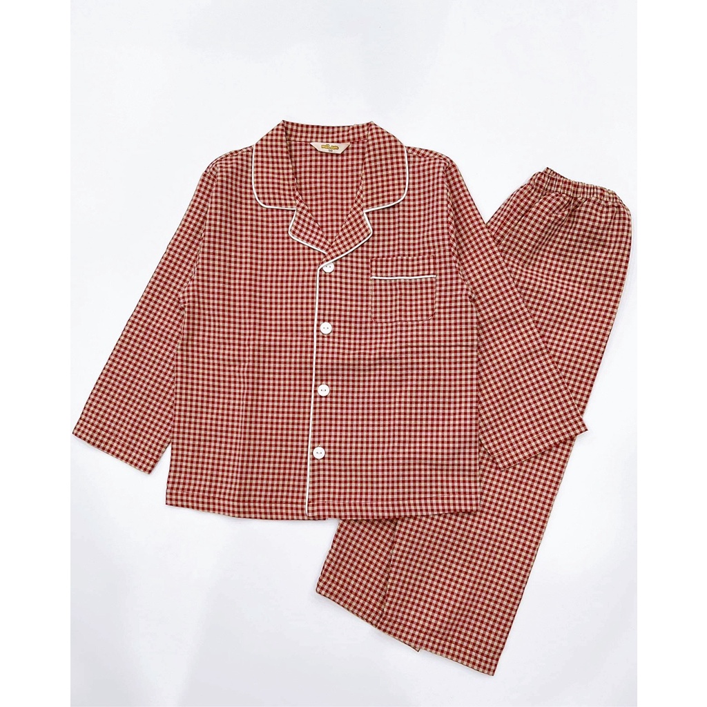 Bộ Pijama dài tay MILAM mặc nhà mặc đi ngủ dành cho bé