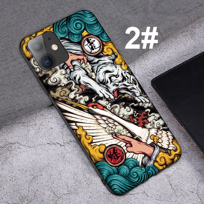 iPhone XR X Xs Max 7 8 6s 6 Plus 7+ 8+ 5 5s SE 2020 Casing Soft Case 19SF chill cat Swag Fashion japan Style mobile phone case