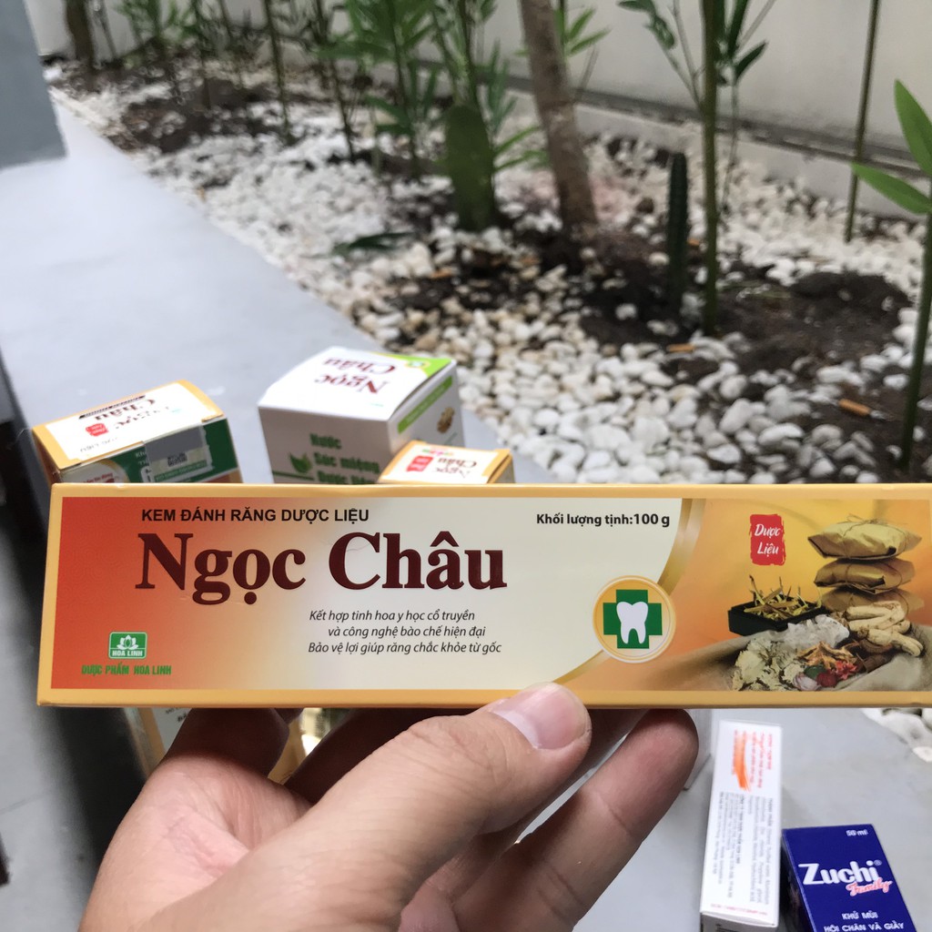 4 TUÝP KEM ĐÁNH RĂNG DƯỢC LIỆU NGỌC CHÂU 100G TRUYỀN THỐNG