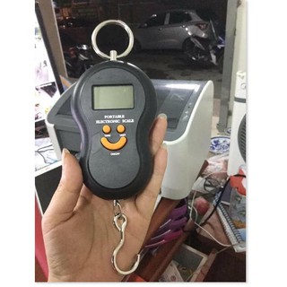 Cân móc điện tử cầm tay hình mặt cười