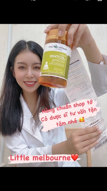 Mầm đậu nành Úc healthy care Superlecithin 100viên (date 2023) | Thế Giới Skin Care