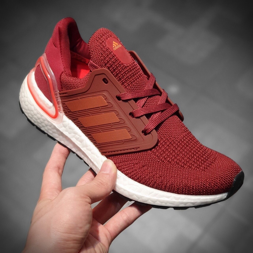 Giày Thể Thao Ultra Boost 6.0 màu đỏ đô dành cho chạy bộ đi lại hằng ngày nhẹ nhàng và êm chân