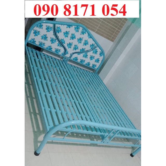 giường sắt đơn, giường đơn 80cm 1m 1m2 1m4 1m6 1m8 bảo hành 2 năm tại nhà freeship