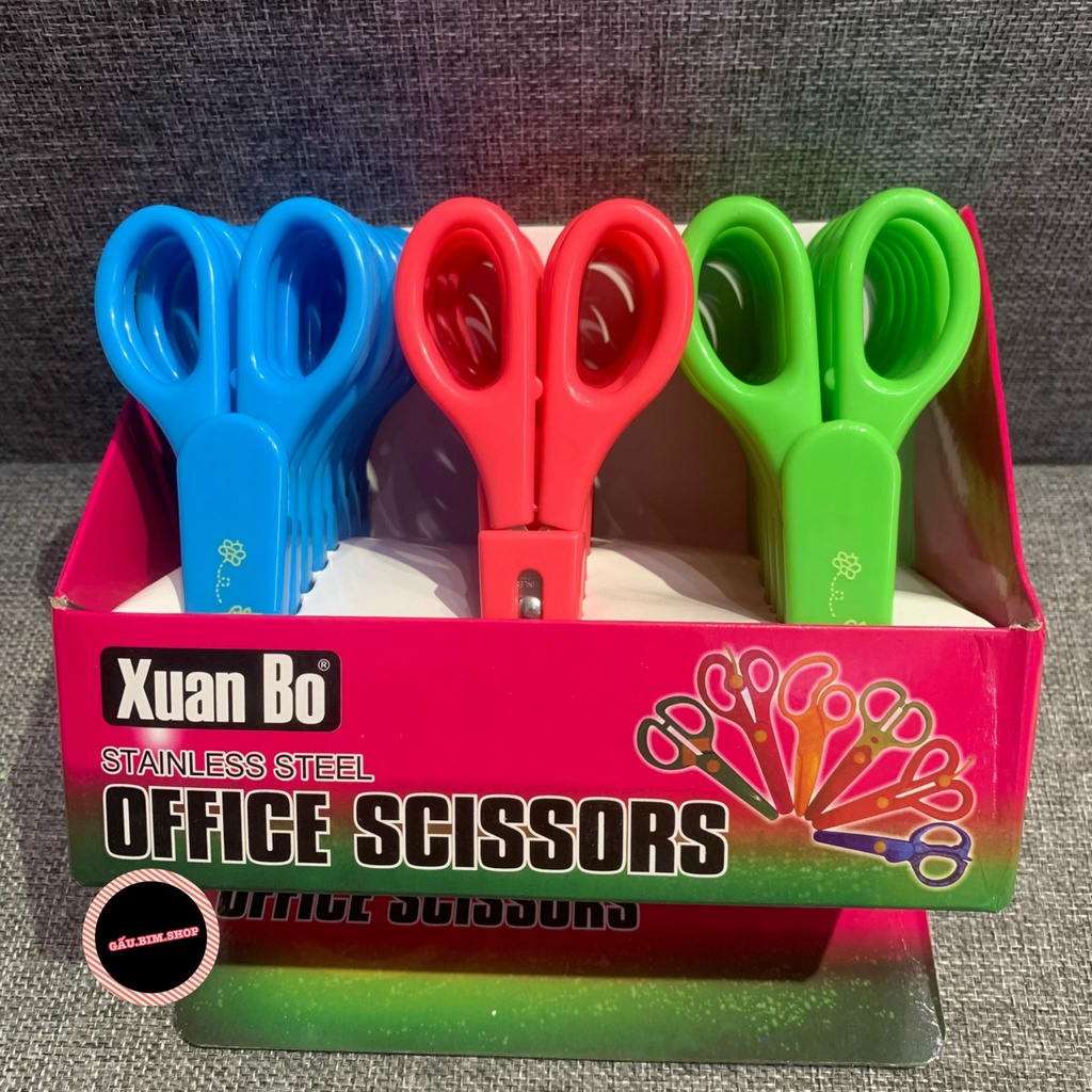 Kéo thủ công có nắp đậy hình động vật dễ thương